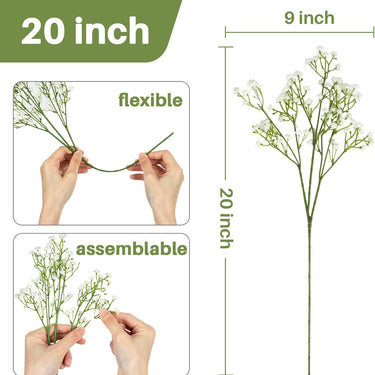 Faux Baby’s Breath Gypsophila – 10 Pcs