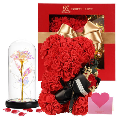 Artificial Rose Bear Gift