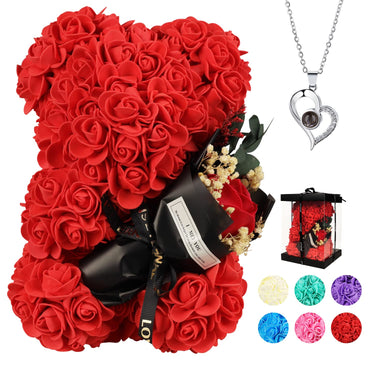 Artificial Rose Bear Gift