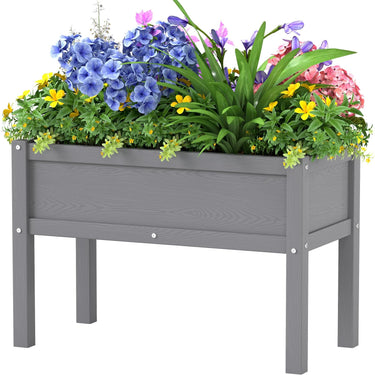 Elevated HDPE Raised Garden Planter with Drainage