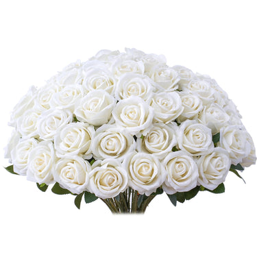 Artificial Rose Flowers with Stems – Silk Roses