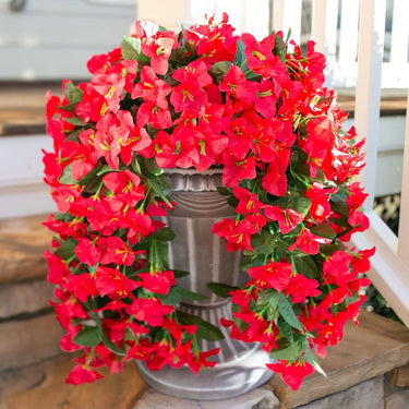 UV Resistant Faux Bougainvillea Hanging Flowers (2 Pcs)