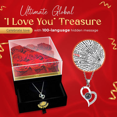 Luxury Preserved Roses Gift Box