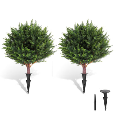 Faux Topiary Ball Trees